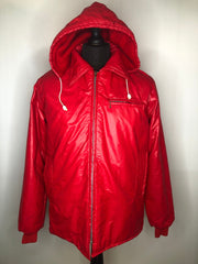 ▪️70’s【RED】VINTAGE ANORAK VTG 70s USA United Sports Apparel Anorak Jacket 1/2 Zip Red