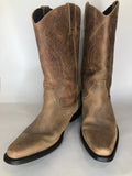 Wrangler Western Boots in Light Brown - Size UK 8