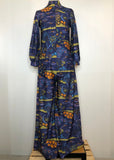 womens  wide leg  vintage  Urban Village Vintage  purple  palazzo pants  onsie  multi  jumpsuit  high neck  flares  flared  blue  all in one  70s  1970s  10