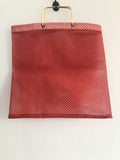 1970s Mesh Shopping Bag in Red - One Size