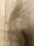 vintage  Urban Village Vintage  urban village  S  pockets  mens  long sleeve  Leather Jacket  Leather  jacket  coat  camel  Belted waist  belted jacket  belted  belt  beige  70s  1970s