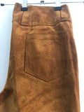 woodstock  womens  vintage  Urban Village Vintage  urban village  true vintage  Suede  retro  hippie  flares  flared trousers  flared  brown  bell bottoms  70s  70  1970s  10
