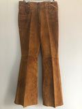 woodstock  womens  vintage  Urban Village Vintage  urban village  true vintage  Suede  retro  hippie  flares  flared trousers  flared  brown  bell bottoms  70s  70  1970s  10