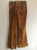 woodstock  womens  vintage  Urban Village Vintage  urban village  true vintage  Suede  retro  hippie  flares  flared trousers  flared  brown  bell bottoms  70s  70  1970s  10