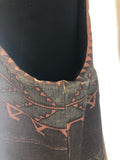 womens  waistcoat  vintage  vest  tribal  Suede Jacket  Peruvian print  mexican  Jacket  green  gilet  faux sheepskin  brown  aztec print  aztec  70s  70  1970s  10