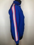 zip  white  vintage  Urban Village Vintage  Tracksuit Top  track top  track  Top  stripes  sportswear  S  retro  red  mens  clothing  blue  70s  70  1970s