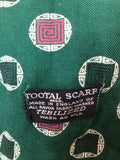 vintage  Urban Village Vintage  urban village  tootal  scooter  scarves  scarf  retro  red print  paisley  mod  mens  made in england  green  geometric print  fringing  fringed  fringe  circular print  accessory  accessories  60s  1960s