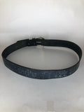 XS  western wear  western  vintage  Urban Village Vintage  S  metal buckle  mens  levis strauss  levis  leather etching  leather belt  festival  casual  buckle  branded  Black Leather  black  belt