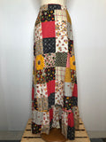 Yellow  womens  white  vintage  Urban Village Vintage  urban village  summer dress  summer  skirt  retro  red  patchwork  multi  maxi skirt  Martinique London  hippie  full skirt  floral print  floral  boho  autumnal  autumn  70s  4  1970s