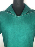 vintage  Urban Village Vintage  top  short sleeves  polo top  Mentor  mens  M  green  dark green  collar  50s  50  1950s