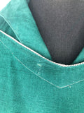 vintage  Urban Village Vintage  top  short sleeves  polo top  Mentor  mens  M  green  dark green  collar  50s  50  1950s