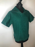 vintage  Urban Village Vintage  top  short sleeves  polo top  Mentor  mens  M  green  dark green  collar  50s  50  1950s