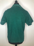 vintage  Urban Village Vintage  top  short sleeves  polo top  Mentor  mens  M  green  dark green  collar  50s  50  1950s