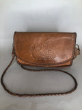 woodstock  womens bag  womens  vintage  Urban Village Vintage  toro  tooled  tan  spanish  Shoulder bag  shoulder  One Size  leather embossed  Leather  hippy  hippie  hand bag  festival  brown  boho  bohemian  bag  accessories  70s style  70s  1970s