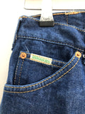 womens  W24 L28  W24  vintage  Urban Village Vintage  urban village  retro  pockets  jeans  jean  Huggers  hippie  flares  flared  denim  Cotton  blue  70s  70  6  1970s
