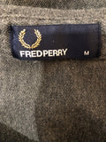 vintage  Urban Village Vintage  urban village  Three Button  summer  Stripes  stripe detailing  stripe detail  short sleeved  short sleeve  MOD  mens  M  Logo design  logo  Grey  Fred Perry  fred  embroidered logo  Cotton  button