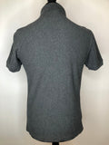 vintage  Urban Village Vintage  urban village  Three Button  summer  Stripes  stripe detailing  stripe detail  short sleeved  short sleeve  MOD  mens  M  Logo design  logo  Grey  Fred Perry  fred  embroidered logo  Cotton  button