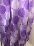 womens shirt  womens  vintage  Urban Village Vintage  top  shirt  purple  circle print  blouse  beagle collar  balloon sleeve  60s  1960s  16