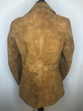 vintage  Urban Village Vintage  urban village  Suede Jacket  Suede  pockets  mens  long sleeves  long sleeve  Jacket  Hepworth  front pockets  collared  collar  button  brown  60s  1960s