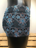 W30  vintage  Urban Village Vintage  Tweka  Swimwear  swim shorts  swim short  shorts  S  retro  mens  ethnic print  blue  70s  70  1970s