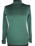 womens  vintage  Urban Village Vintage  urban village  top  retro  pullover  polo neck  MOD  long sleeves  Long sleeved top  long sleeve  jumper  green  autumnal  autumn  8  60s  1960s