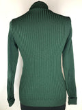 womens  vintage  Urban Village Vintage  urban village  top  retro  pullover  polo neck  MOD  long sleeves  Long sleeved top  long sleeve  jumper  green  autumnal  autumn  8  60s  1960s