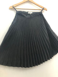 womens  vintage  Urban Village Vintage  pleated skirt  pleated  pleat detailing  pleat detail  Fitzroy  black  6  50s  50  1950s
