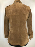 womens  vintage  Urban Village Vintage  suede shirt  Suede  shirt  safari  Jacket  brown  70s  1970s  10