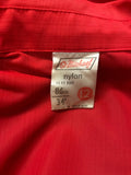 womens  vintage  Urban Village Vintage  top  St Michael  shirt  red  psych  blouse  beagle collar  60s  1960s  10