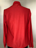 womens  vintage  Urban Village Vintage  top  St Michael  shirt  red  psych  blouse  beagle collar  60s  1960s  10