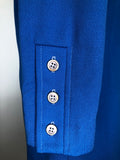 1970s Dagger Collar Mini Dress by Herman Geist - Size UK 10