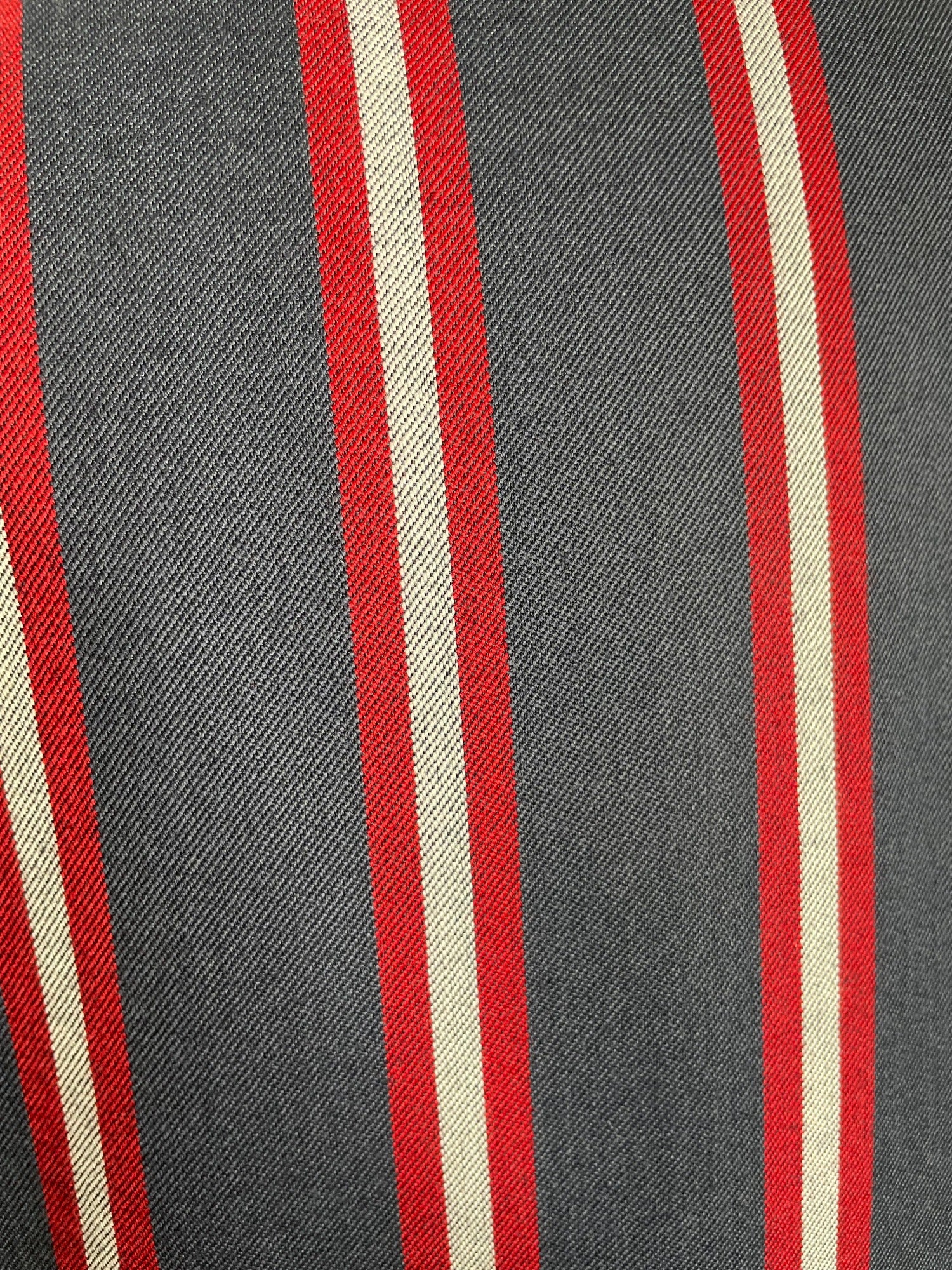 Vintage Mens Merc Blue Red Striped Mod Hemmingway Boating Blazer UK Large 42 Urban Village UrbanVillageVintage