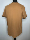 XL  vintage  Urban Village Vintage  urban village  top  tee  tan  t shirt  summer top  summer  short sleeved  short sleeve  retro  MOD  mens  Fred Perry  fred  crew neck  Cotton  brown