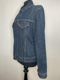 womens jacket  womens  vintage  Urban Village Vintage  red tab  levis strauss  levis for girls  levis  levi strauss  L  jean  Denim jacket  denim  blue  12