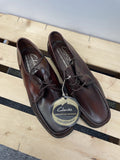 Urban Village Vintage  urban village  shoes  shoe  New old stock  MOD  moccasin  mens  leather trim  leather stitch  Leather  laces  lace  heeled  heel  deadstock  clarks  brown  block heeled  8  70s  60s  1970s  1960s