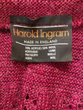 womens  waistcoat  vintage  vest  Urban Village Vintage  urban village  tank  sleeveless  ribbed design  Ribbed  red  Lightweight Knit  light knitwear  knitwear  knitted  knit  Harold Ingram  button up  button front  button  burugndy  8