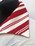 zip front  womens  white  waist belt  vintage  Urban Village Vintage  summer  Stripes  red stripes  Red  Kayser  jumpsuit  50's  1950s  12