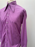 vintage  Urban Village Vintage  urban village  purple  mens  long sleeve  L  jack tabor  disco  dagger collar  collar  big collar  70s  1970s