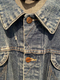 Vintage 1970's 70s Wrangler Denim Jean Jacket Blue Large Mens