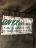 vintage  Urban Village Vintage  urban village  pockets  mens  long sleeve  Leather Jacket  Leather  L  camel  brown  Belted waist  belted jacket  belted  belt  70s  1970s