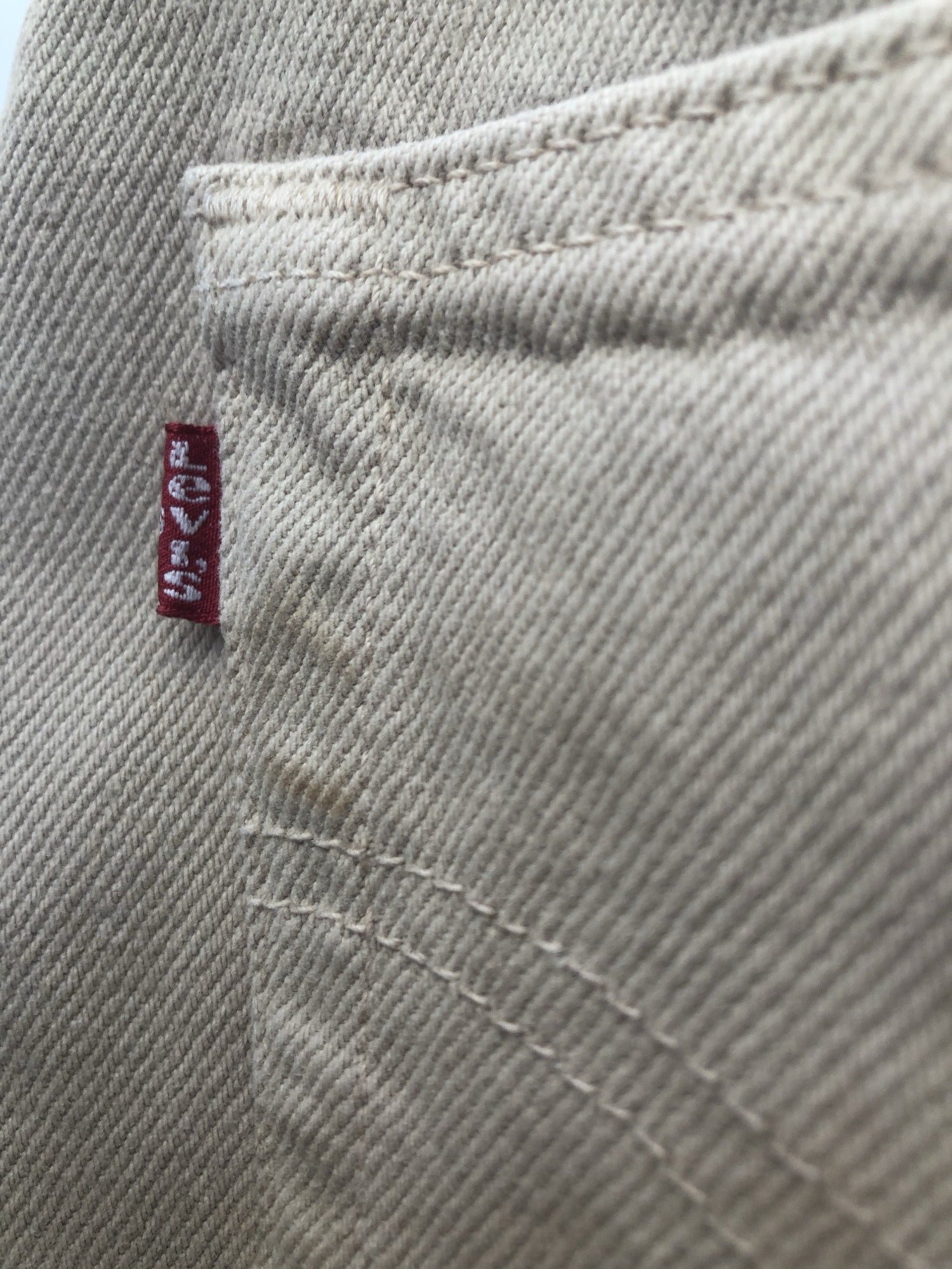 S  L28  W30  vintage  Urban Village Vintage  straight leg  straight cut  red tab  pockets  mens  Logo design  logo  levis strauss  levis  levi strauss  jeans  jean  jacket  denim  beige  501 xx  501