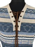zero waste  vintage  Urban Village Vintage  urban village  UK  top  thrifted  thrift  sustainable  suede lace up  style  store  slow fashion  shop  second hand  save the planet  reuse  retro  recycled  recycle  recycable  preloved  patterned  pattern  online  mens  long sleeves  Long sleeved top  long sleeve  light knitwear  light knit  lace up neck  L  knitwear  knitted  knit  hippie  fashion  ethical  Eco friendly  Eco  concious fashion  clothing  clothes  boho  bohemian  blue  Birmingham