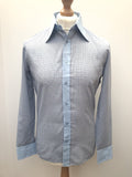 1970s Dagger Collar Check Cotton Shirt by JB - Size S