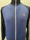 white stripes  white  vintage  Urban Village Vintage  urban village  tracktop  Tracksuit Top  track top  track  sportswear  sports jacket  Small  retro  Navy Jacket  Navy  MOD  mens  Logo design  logo  Light Blue  Jacket  Fred Perry  fred  elasticated  blue