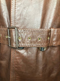 vintage  Urban Village Vintage  urban village  suede and leathercraft limited  pockets  mens  made in england  long sleeve  Leather Jacket  Leather  L  jacket  coat  brown  Belted waist  belted jacket  belted  belt  70s  1970s