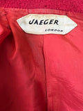wool  womens  waist belt  vintage  Urban Village Vintage  urban village  red  pockets  long sleeve  Jacket  cropped  coat  60s  1960s  10