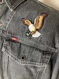 Rough Riders  Lee  wrangler  vintage  Urban Village Vintage  Shirt  Mens Shirts  mens  m  jean  jacket  Grey  Green  fitted  denim shirt  denim  70s style