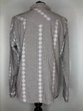 Wrangler Authentics  Wrangler  womens  vintage  Urban Village Vintage  urban village  press stud fastening  pockets  long sleeve  gingham check  Gingham  collar  chest pockets  button down  brown  70s  1970s  16