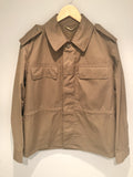 Mens Military Style Jacket - Khaki - Size L - Urban Village Vintage Military