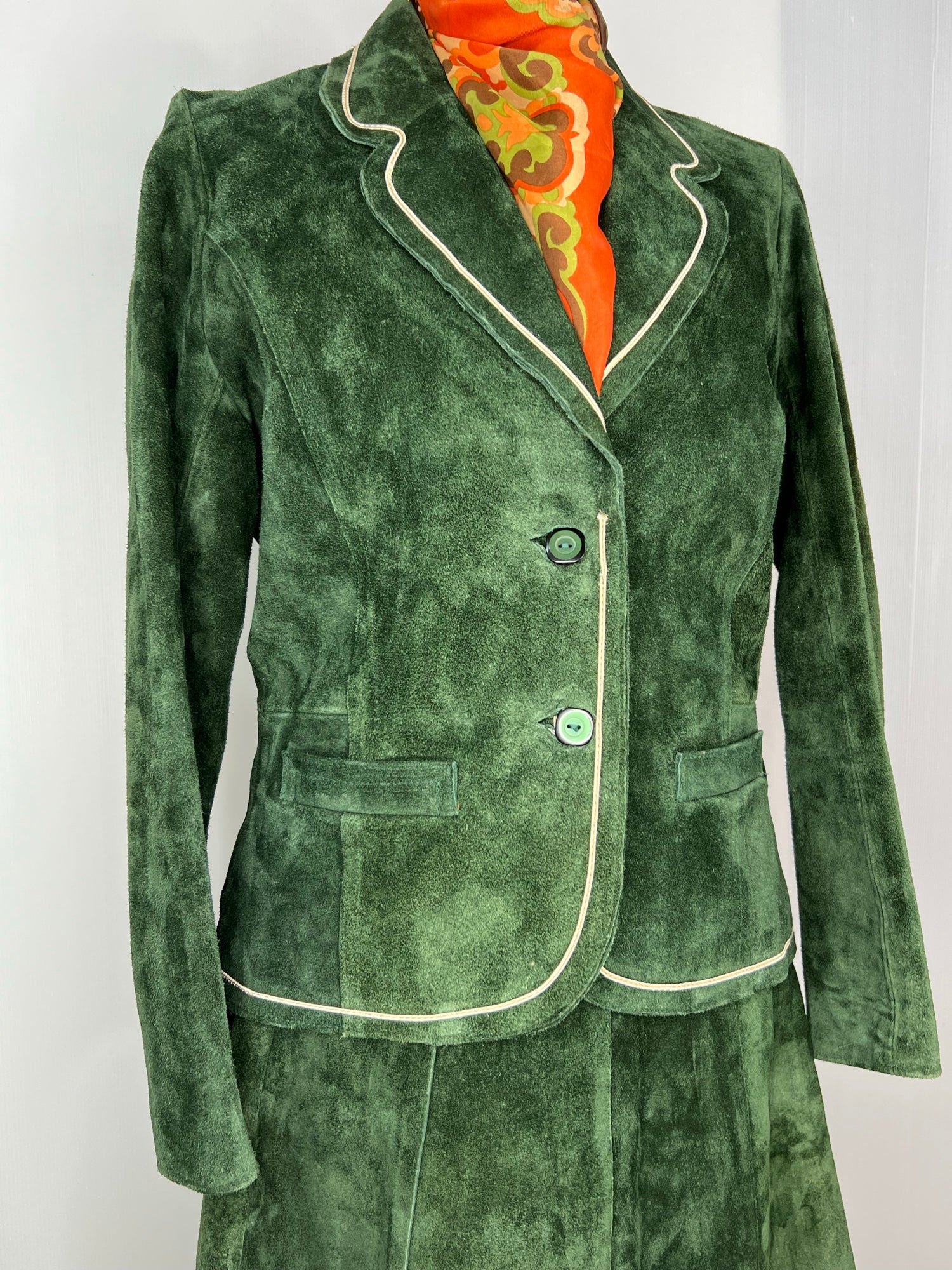 Suede best sale suit womens